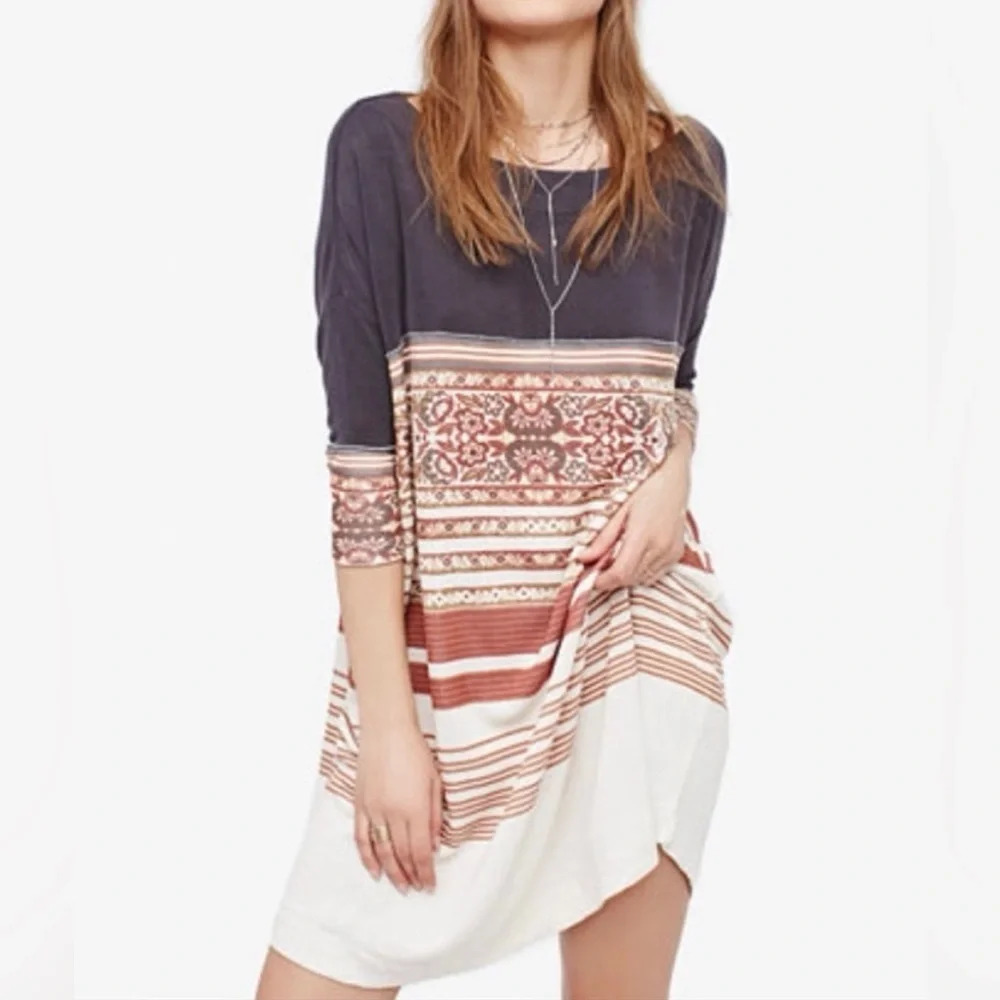 FREE PEOPLE Steppin Out Tunic Dress Size XS - Picture 5 of 9